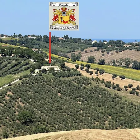 Casale Casini Soccorso, Residenza Di Campagna Lantställe Senigallia