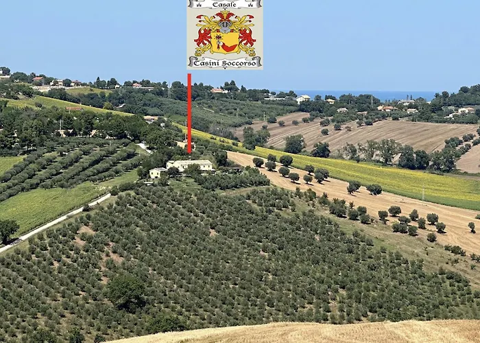 Casale Casini Soccorso, Residenza Di Campagna Lantställe Senigallia